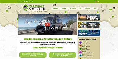 diseño de paginas web flamenco campers